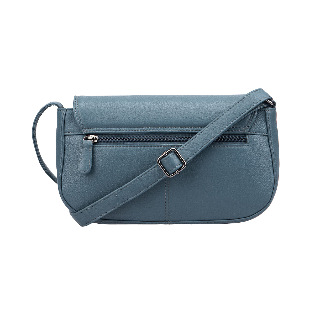 Женская сумка Dr.Koffer из натуральной кожи голубая