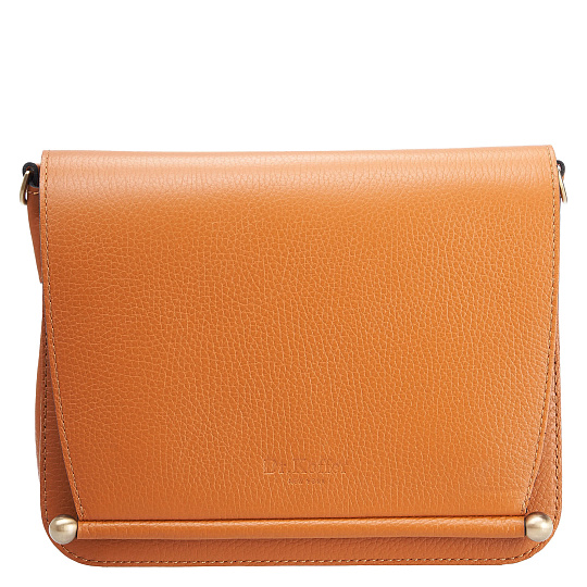 Женская сумка Dr. Koffer из натуральной кожи оранжевая