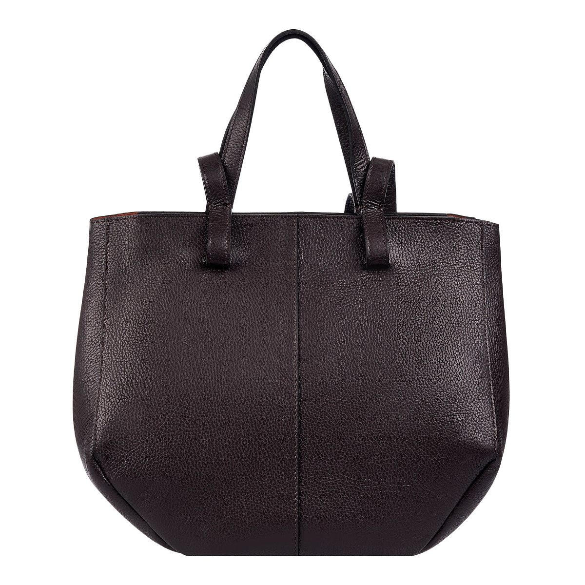 Женская сумка Dr. Koffer из натуральной кожи коричневая