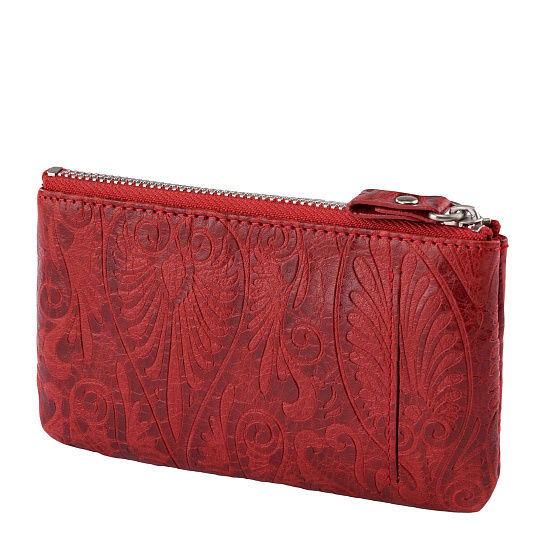 Ключница Dr.Koffer из натуральной кожи бордовая