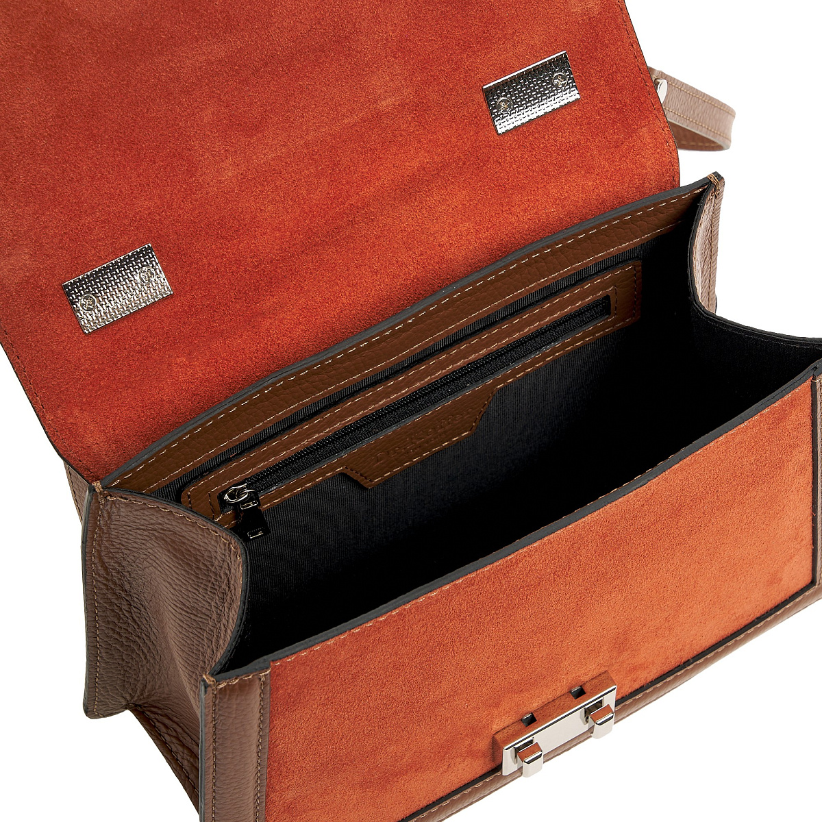 Женская сумка Dr. Koffer из натуральной кожи коричневая