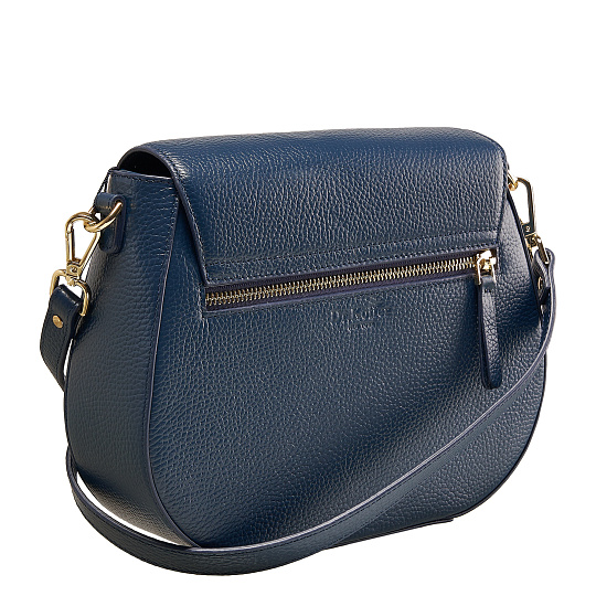 Женская сумка  Dr. Koffer из натуральной кожи синяя