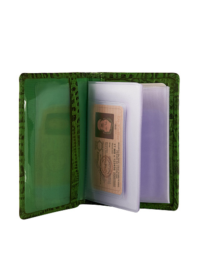 Обложка для паспорта/автодок из натуральной кожи Dr. Koffer