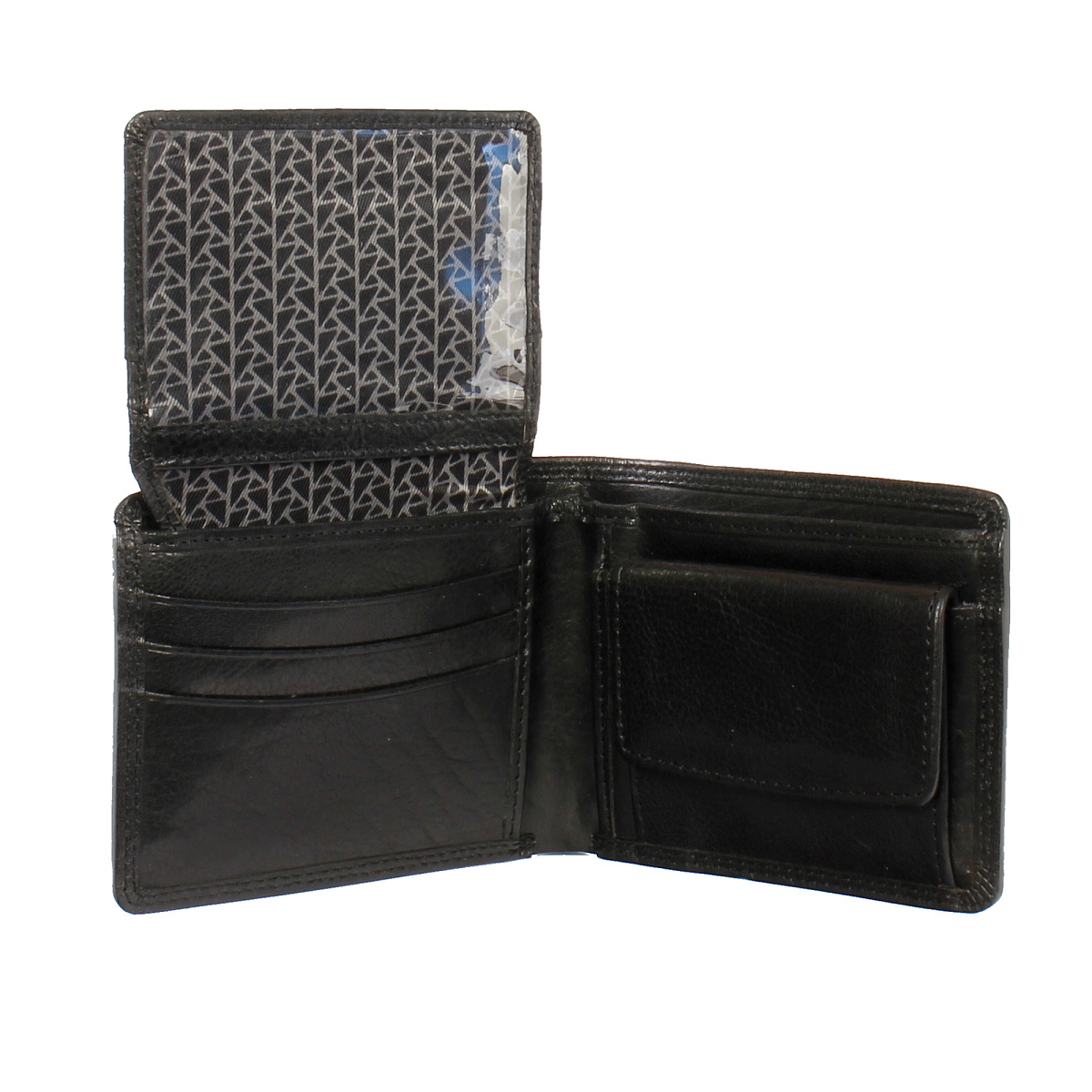 Портмоне Dr.Koffer из натуральной кожи черное