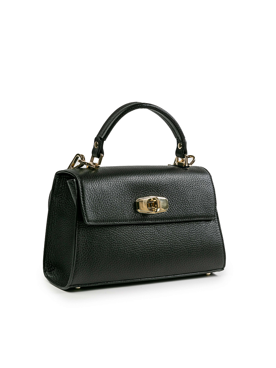 Женская сумка Dr.Koffer из натуральной кожи черная