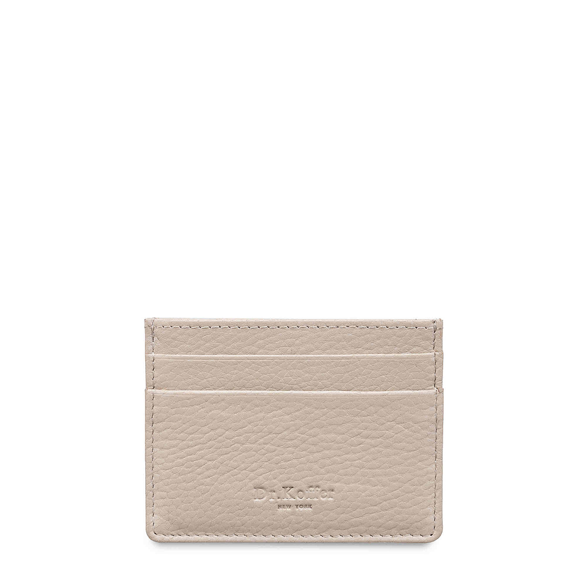 Кредитница Dr.Koffer из натуральной кожи белая