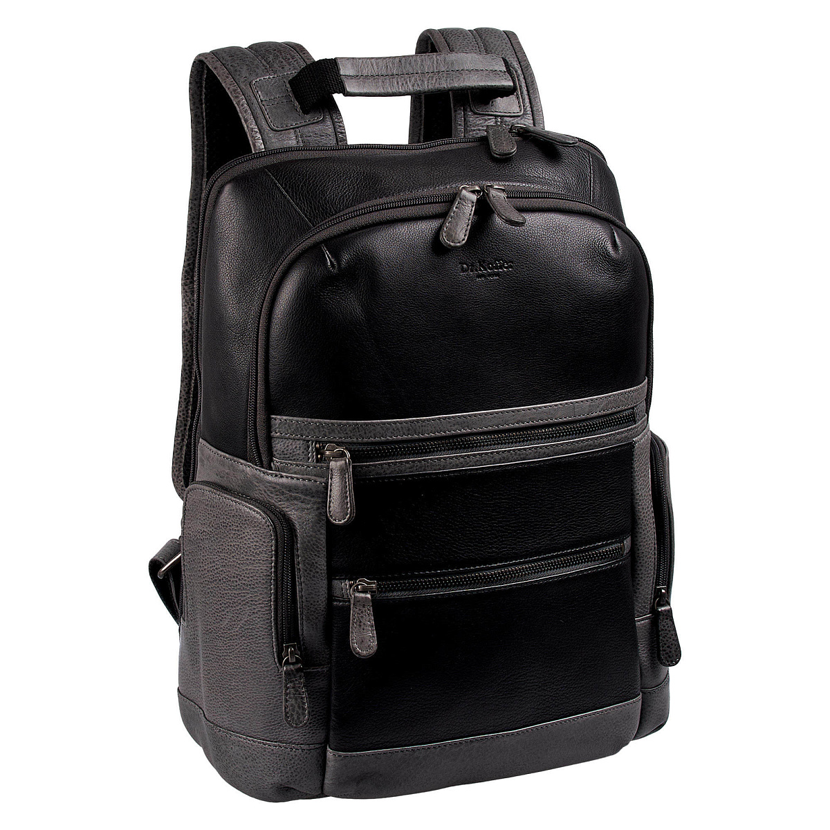 Рюкзак Dr.Koffer из натуральной кожи черный