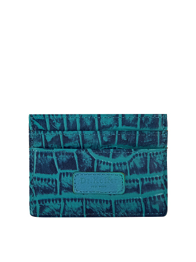 Кредитница Dr.Koffer из натуральной кожи синяя