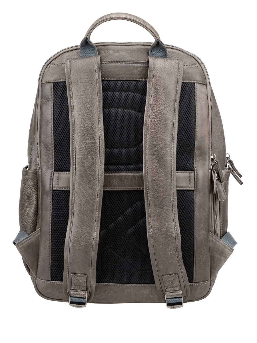 Рюкзак Dr. Koffer из натуральной кожи серый