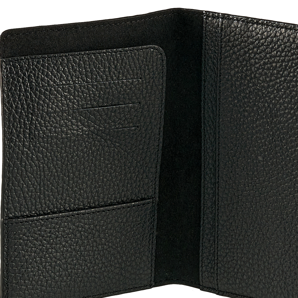 Обложка для паспорта Dr.Koffer из натуральной кожи черная