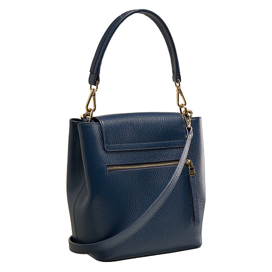 Женская сумка  Dr. Koffer из натуральной кожи фиолетовая