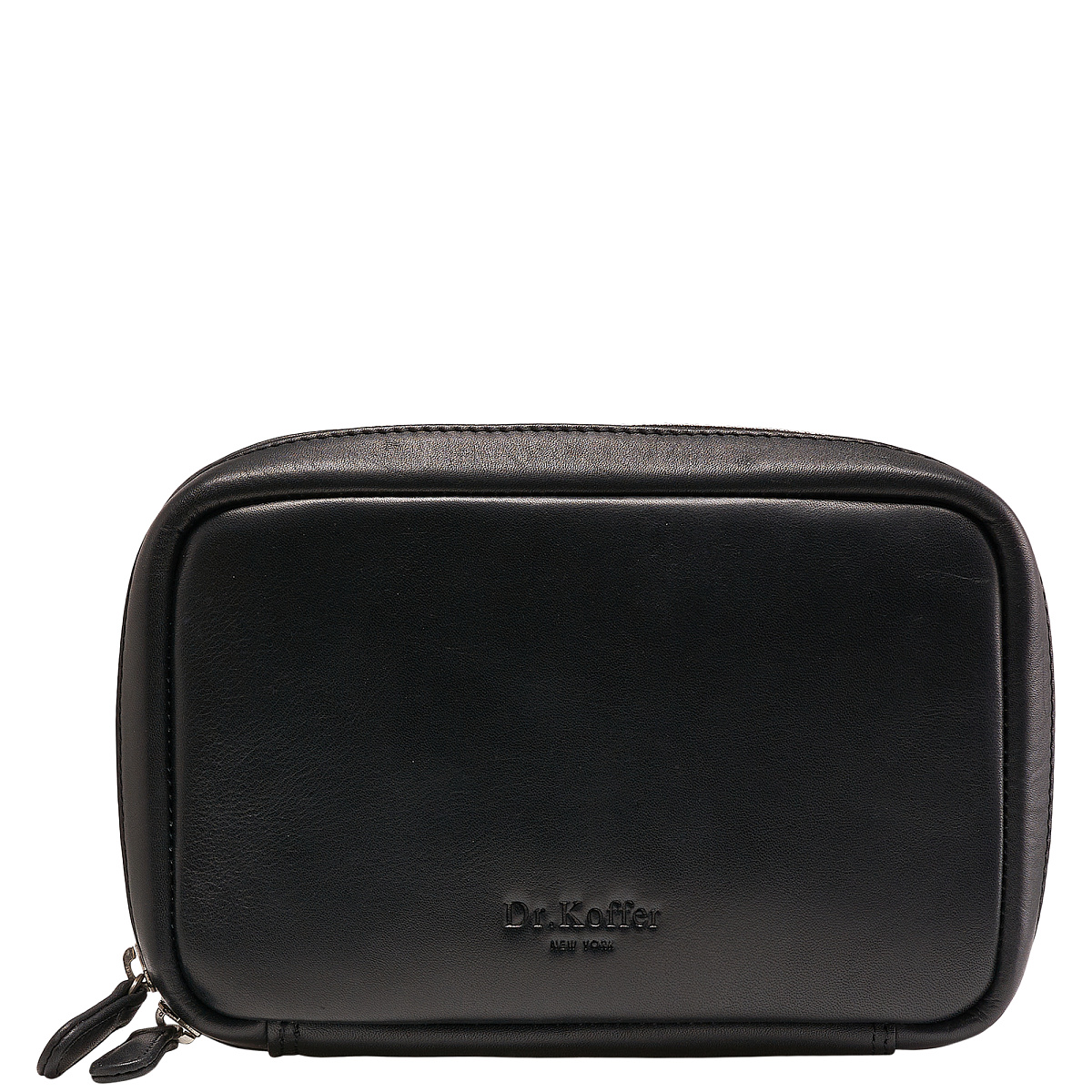 Несессер Dr. Koffer из натуральной кожи черный