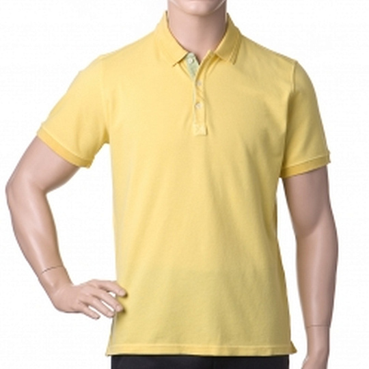 Др.Коффер 12522ST желтый  рубашка поло