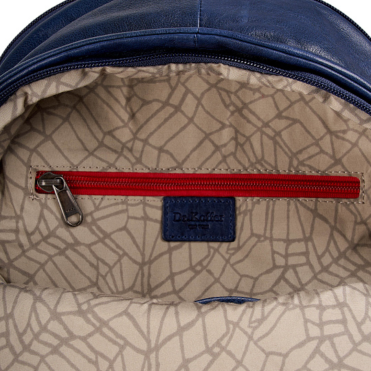 Рюкзак Dr.Koffer из натуральной кожи синий