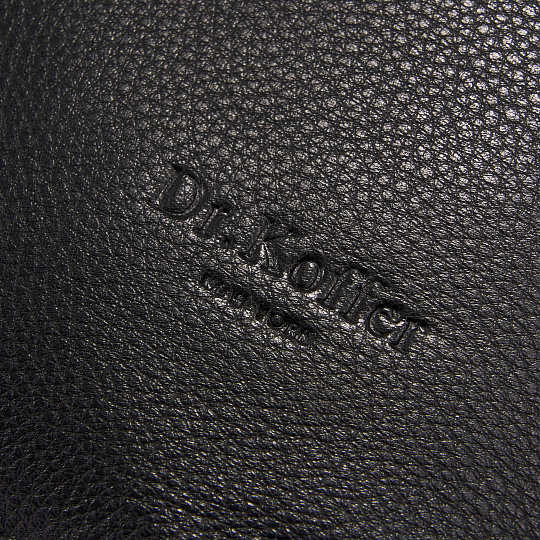 Женская сумка Dr.Koffer из натуральной кожи чёрная