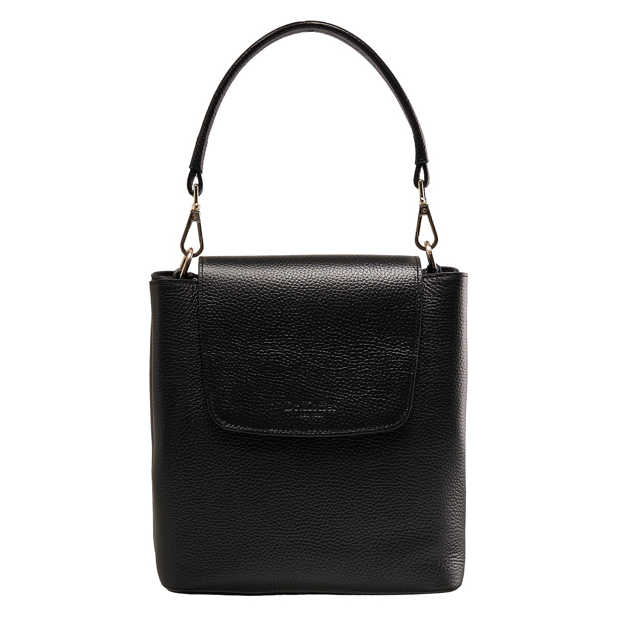 Женская сумка Dr. Koffer из натуральной кожи черная