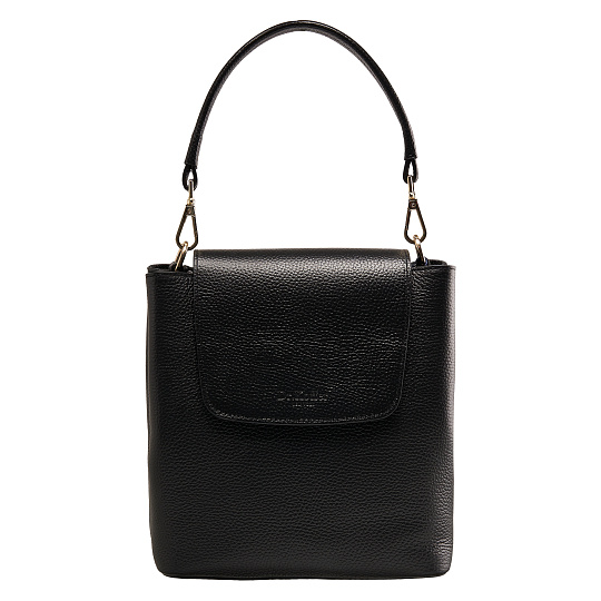 Женская сумка Dr. Koffer из натуральной кожи черная