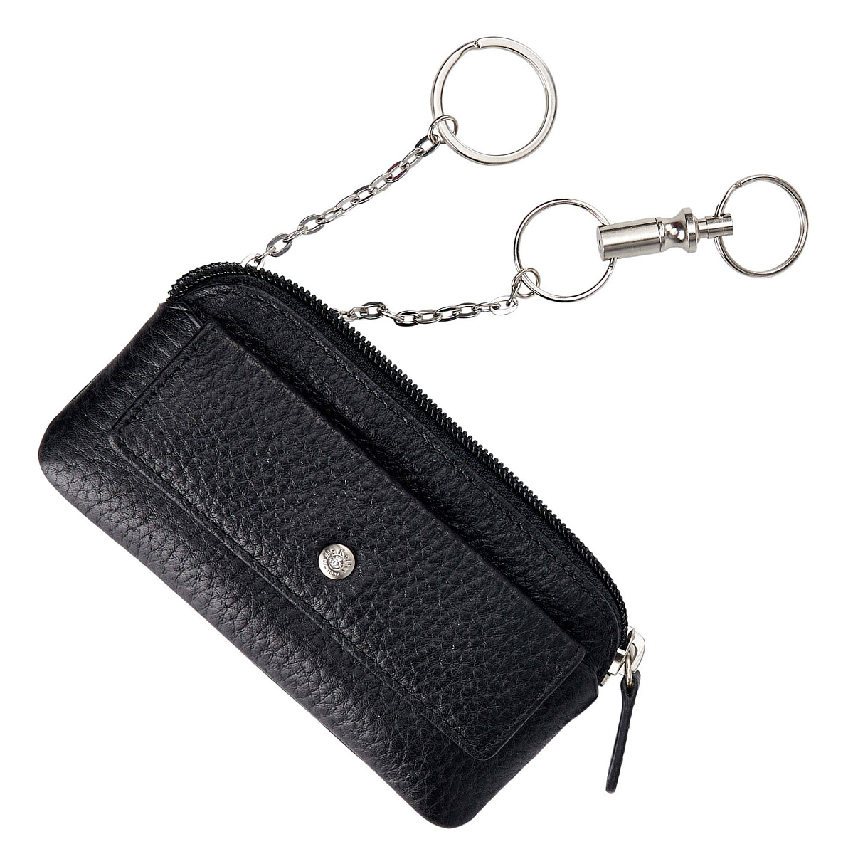 Ключница Dr.Koffer из натуральной кожи черная
