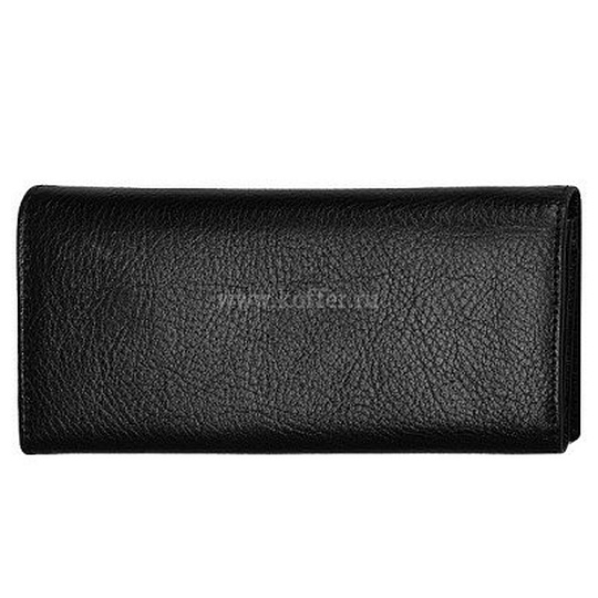 Портмоне Dr.Koffer из натуральной кожи черное