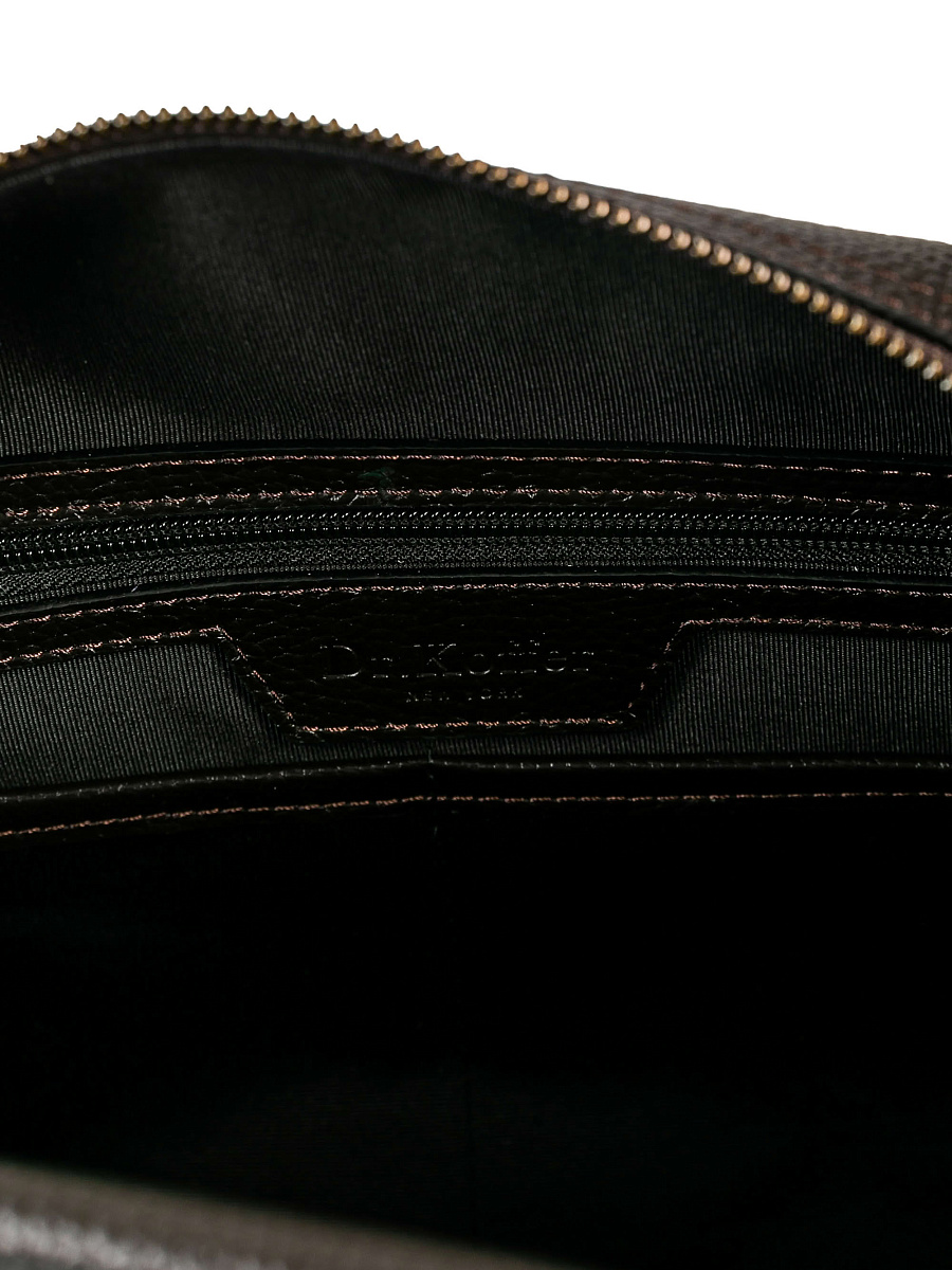 Дорожная сумка Dr. Koffer из натуральной кожи коричневая