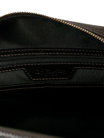 Дорожная сумка Dr. Koffer из натуральной кожи коричневая