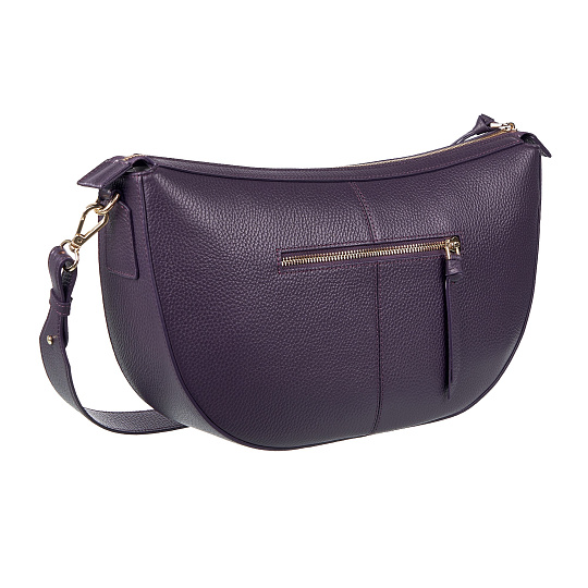 Женская сумка  Dr. Koffer из натуральной кожи фиолетовая