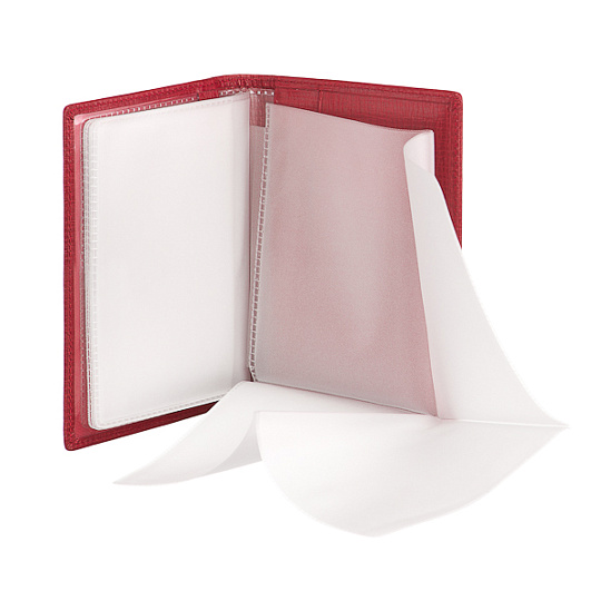 Обложка для паспорта/автодок из натуральной кожи Dr. Koffer