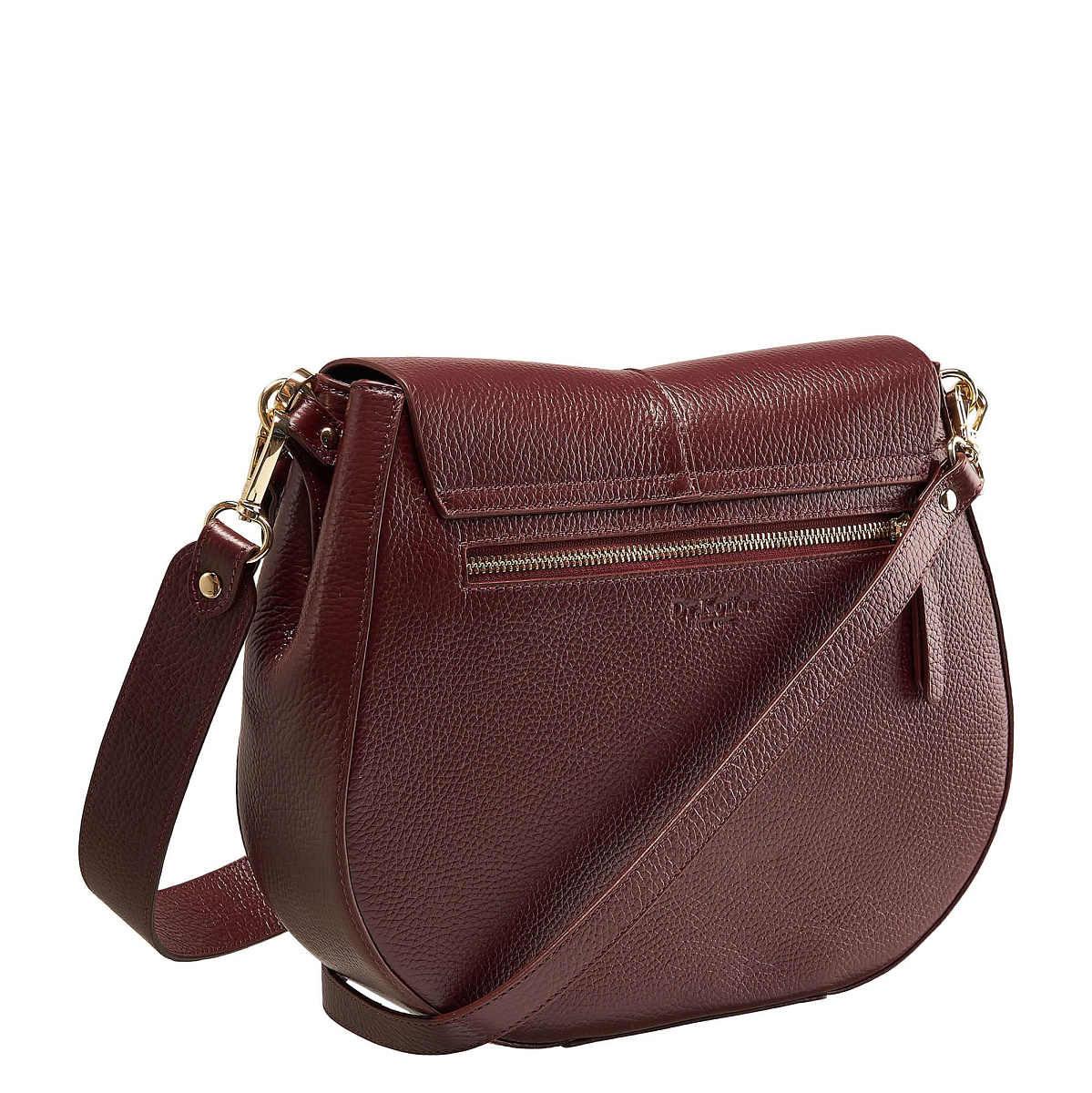 Женская сумка  Dr. Koffer из натуральной кожи фиолетовая