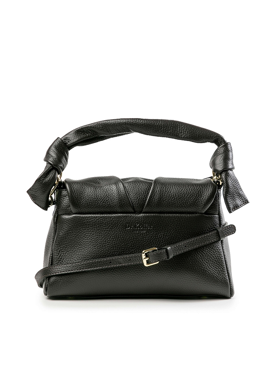 Женская сумка Dr.Koffer из натуральной кожи темно-коричневая