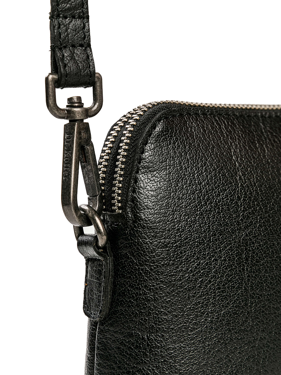 Женская сумка Dr.Koffer из натуральной кожи черная