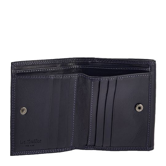 Портмоне Dr.Koffer из натуральной кожи фиолетовое