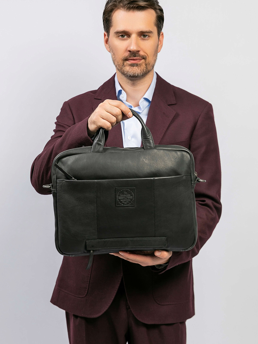 Сумка для документов Dr.Koffer из натуральной кожи