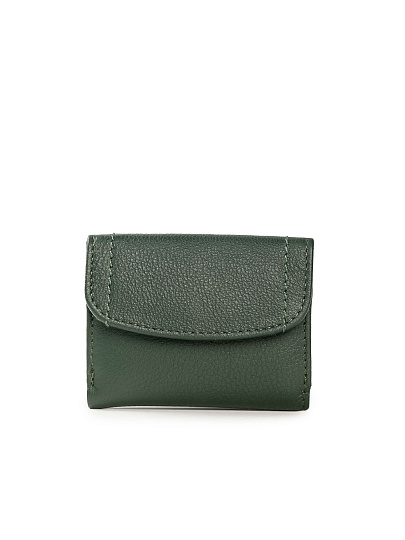 Портмоне Dr.Koffer из натуральной кожи зеленое