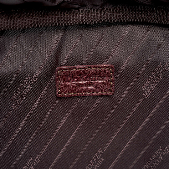 Портфель Dr.Koffer из натуральной кожи светло-коричневый