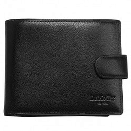 Портмоне Dr.Koffer из натуральной кожи черное