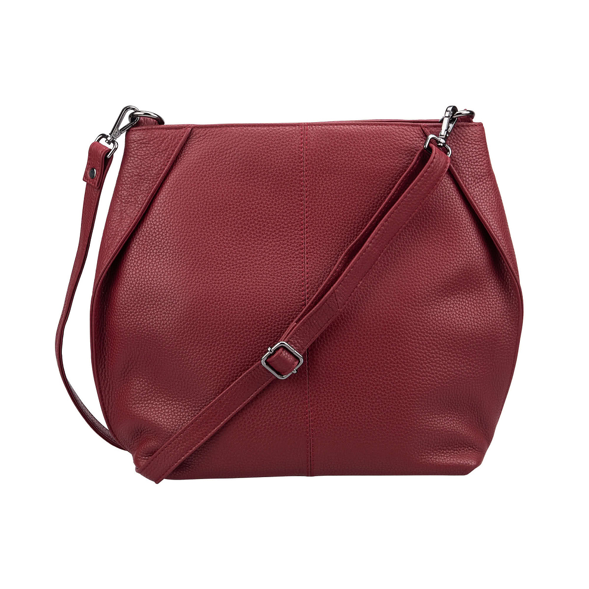 Женская сумка Dr.Koffer из натуральной кожи бордовая