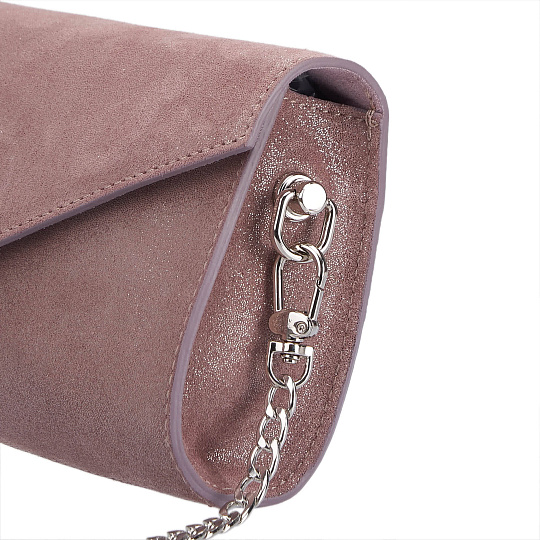 Женская сумка Dr. Koffer из натуральной кожи розовая