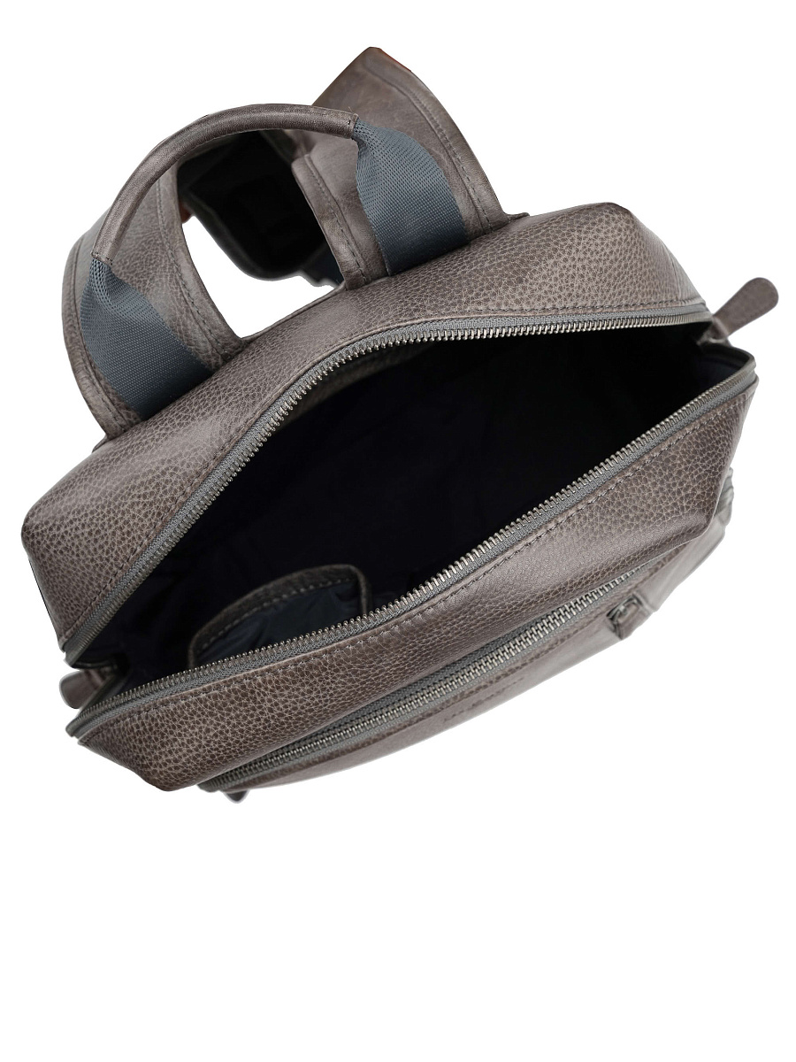 Рюкзак Dr. Koffer из натуральной кожи серый