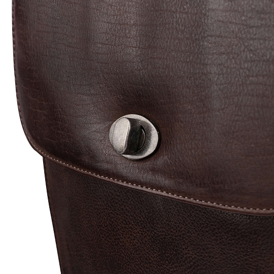 Рюкзак Dr.Koffer из натуральной кожи темно-коричневый