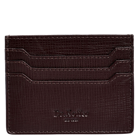 Кредитница Dr.Koffer из натуральной кожи коричневая