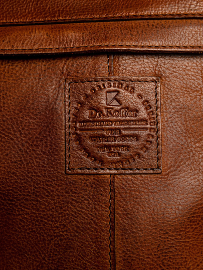 Рюкзак Dr.Koffer из натуральной кожи коричневый