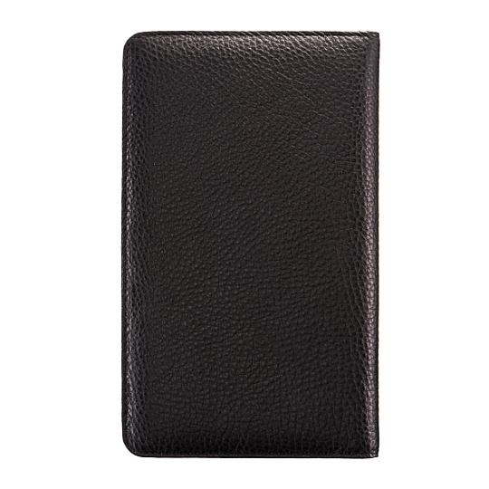 Визитница Dr.Koffer из натуральной кожи черная