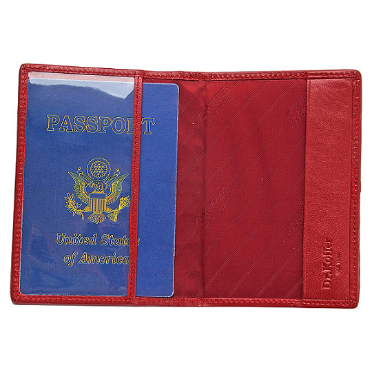 Обложка для паспорта из натуральной кожи Dr. Koffer