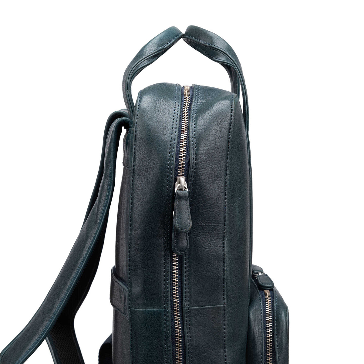 Рюкзак Dr.Koffer из натуральной кожи синий