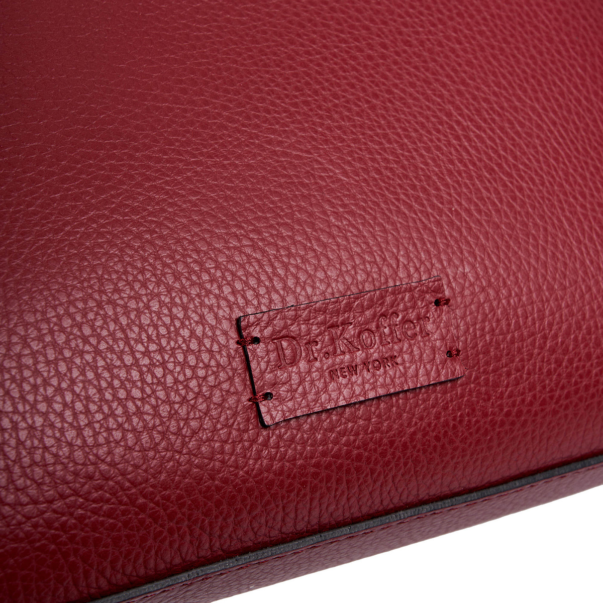 Женская сумка Dr. Koffer из натуральной кожи красная