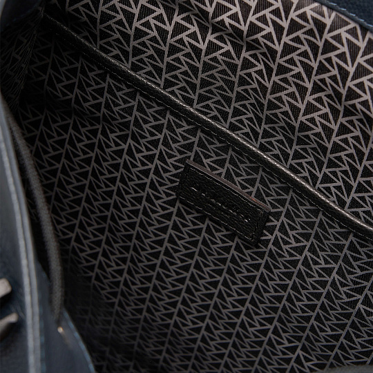 Рюкзак Dr.Koffer из натуральной кожи синий