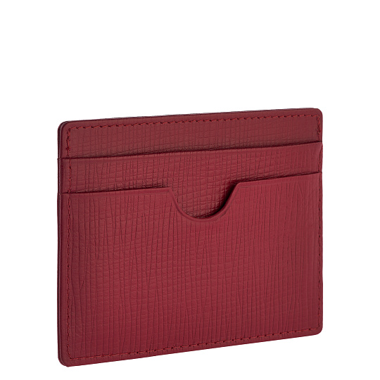 Кредитница Dr.Koffer из натуральной кожи красная