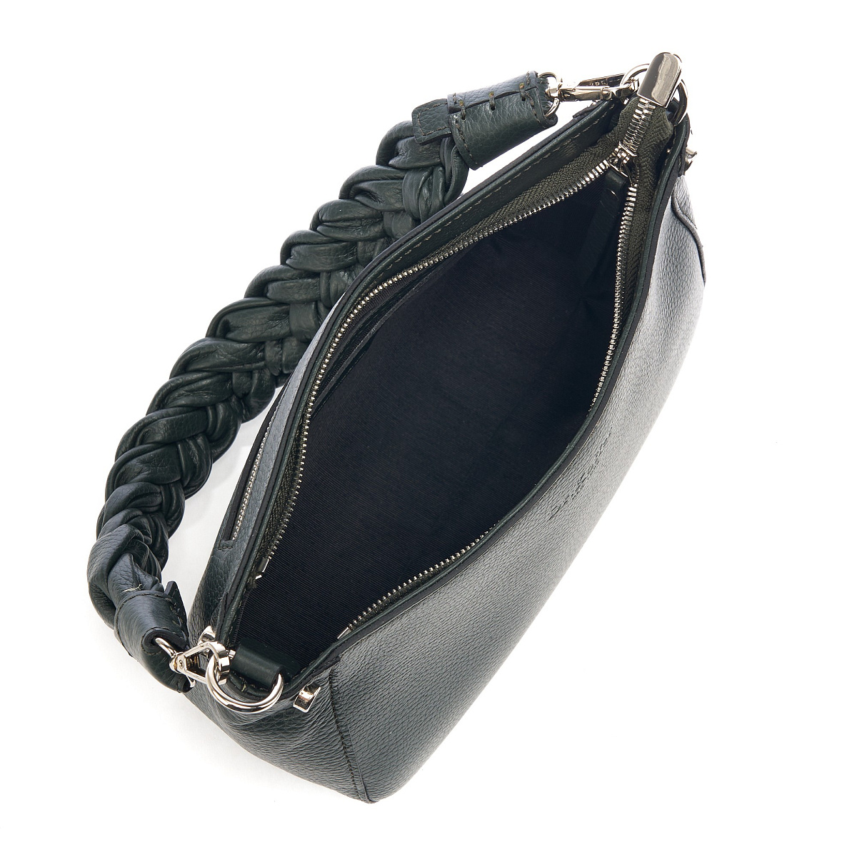 Женская сумка Dr. Koffer из натуральной кожи зеленая