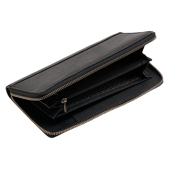 Портмоне Dr.Koffer из натуральной кожи черное