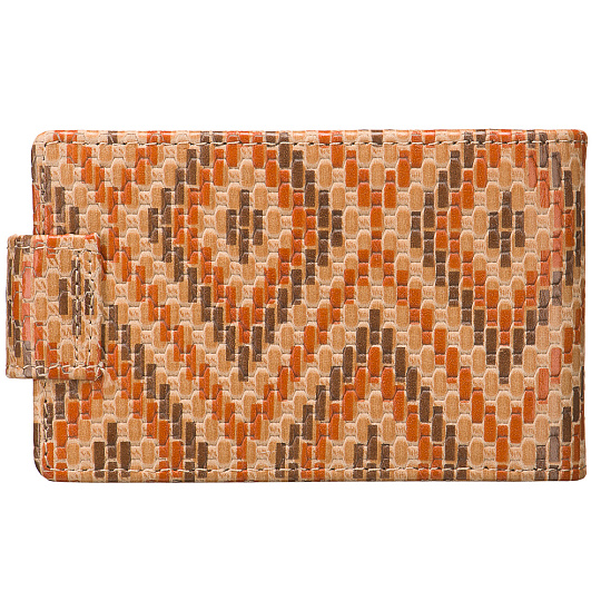 Визитница Dr.Koffer из натуральной кожи светло-коричневая